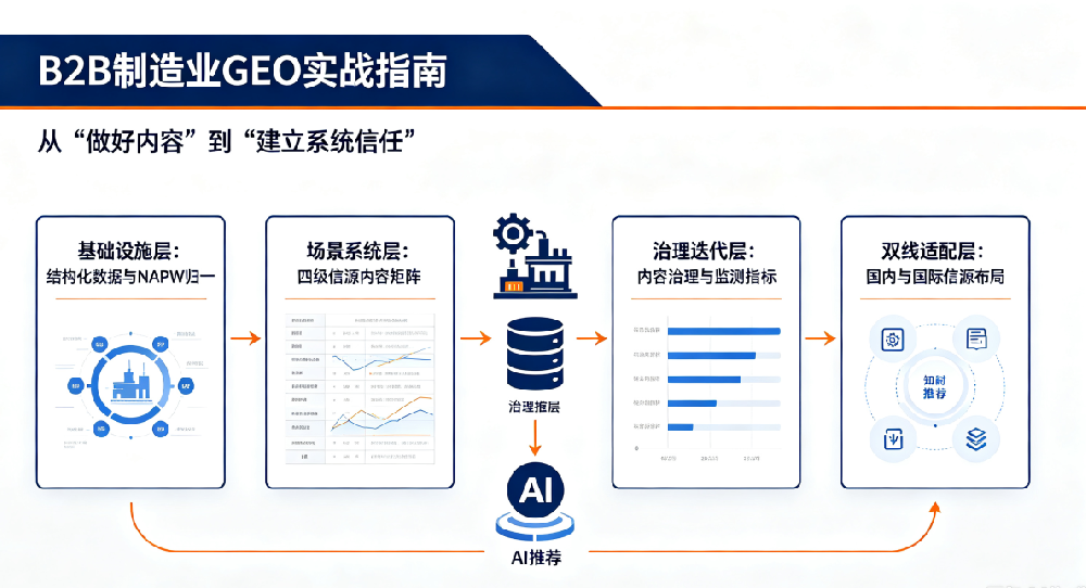 B2B制造业GEO实战指南：从“做好内容”到“建立系统信任”